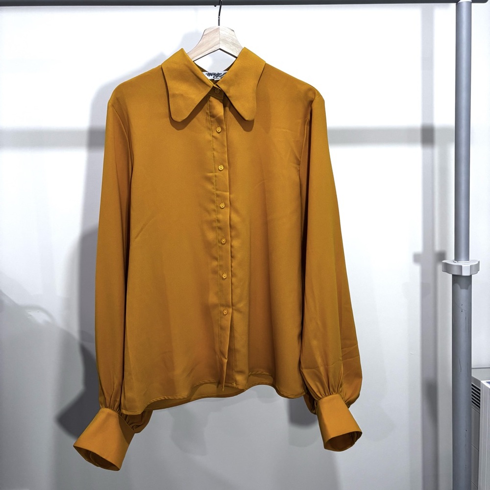 Yellow 70s Style Blouse | Retro | Vintage | Hippie Shake